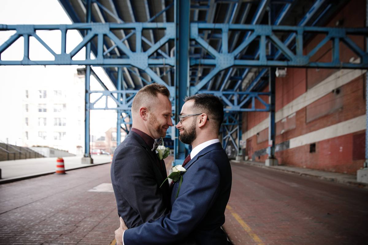 two grooms wedding in cleveland ohio
