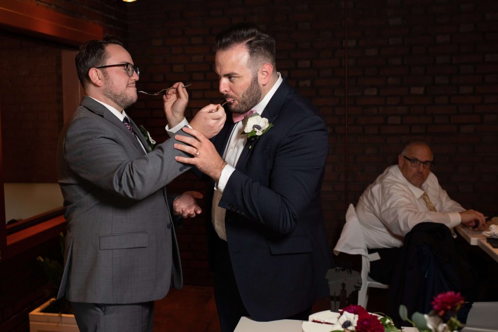 Two groom Jewish  same sex wedding during Covid, Cleveland Ohio 

