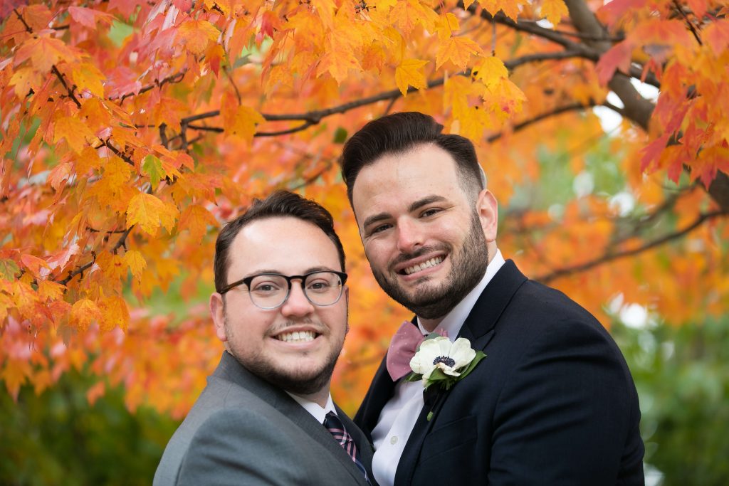 Two groom Jewish  same sex wedding during Covid, Cleveland Ohio 
